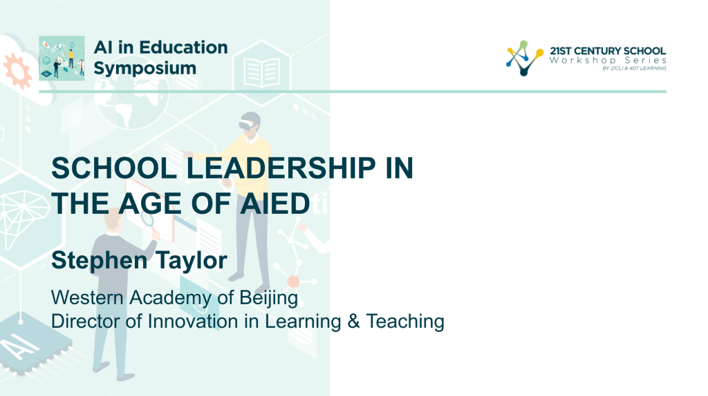 School Leadership in the Age of&nbsp;GenAI